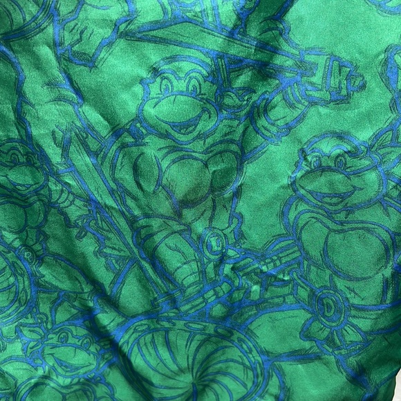 NICKELODEON 🐢🍕TMNT🛹🥷 Windbreaker Hooded Jacket Size 5 - Picture 5 of 11